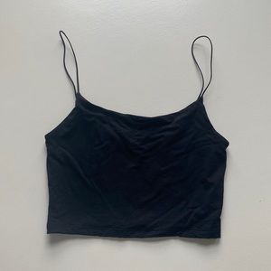 Aritzia Wilfred Free Tiny Tank Black
